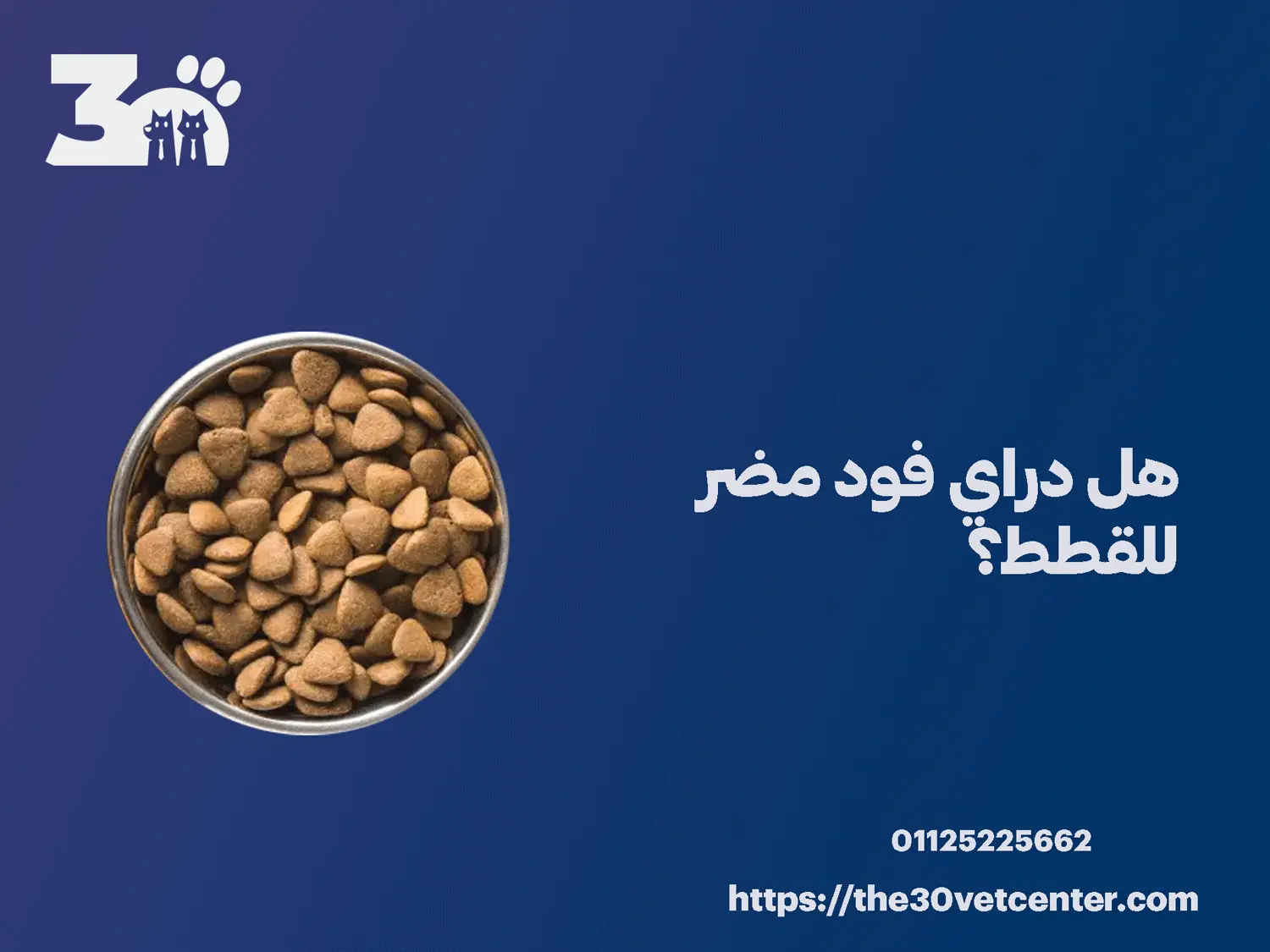 هل دراي فود مضر للقطط؟